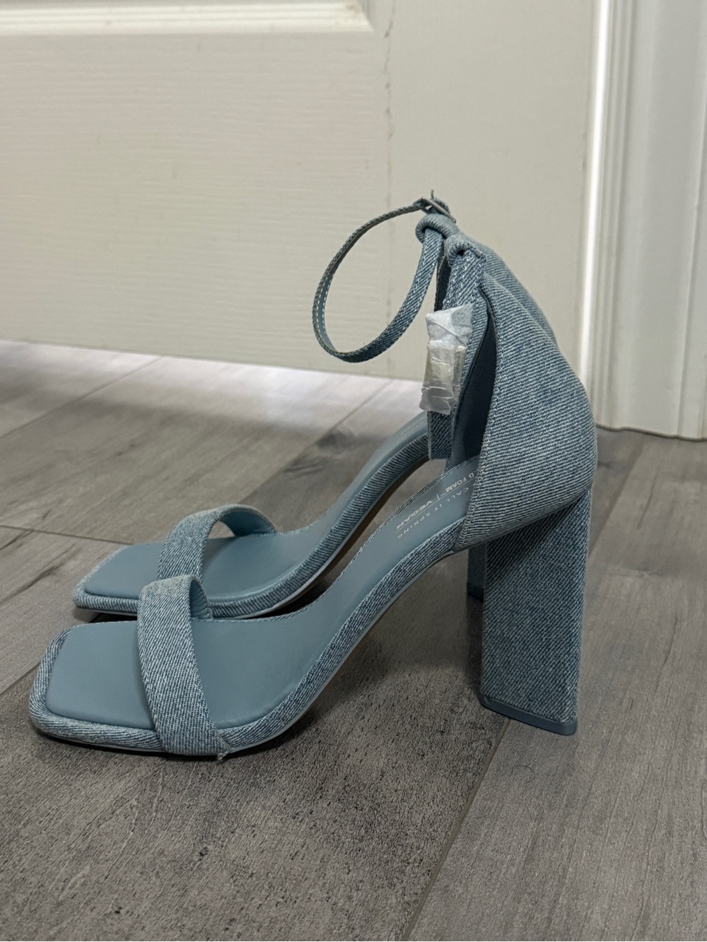 Women’s Square Toe Denim Heel